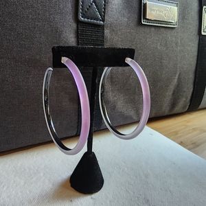 Alexis Bittar Essentials Skinny Hoop Earrings